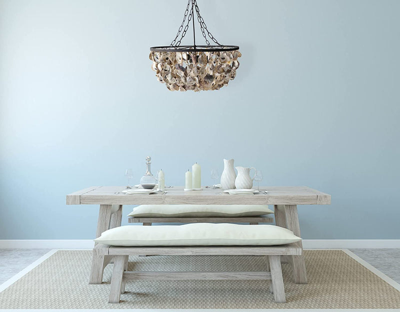 Creative Co-Op Oyster Shell Chandelier, Small