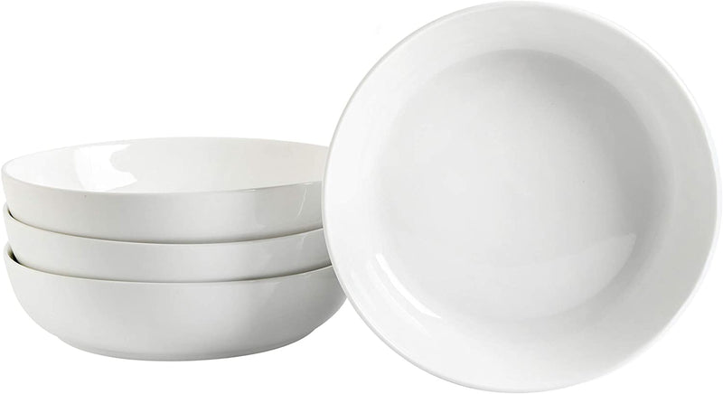 Gibson Home Zen Buffet Dinnerware, 8-Piece Porcelain Dinner Plate Set, White Home & Garden > Kitchen & Dining > Tableware > Dinnerware Gibson Overseas, Inc 4-Piece Pasta Bowl Set  