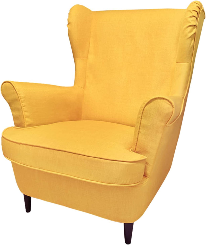 CRIUSJA Chair Cover for IKEA Strandmon Armchair, Couch Cover for Living Room, Armchair Sofa Slipcover (8018-16, Armchair Cover) Home & Garden > Decor > Chair & Sofa Cushions CRIUSJA S-12  
