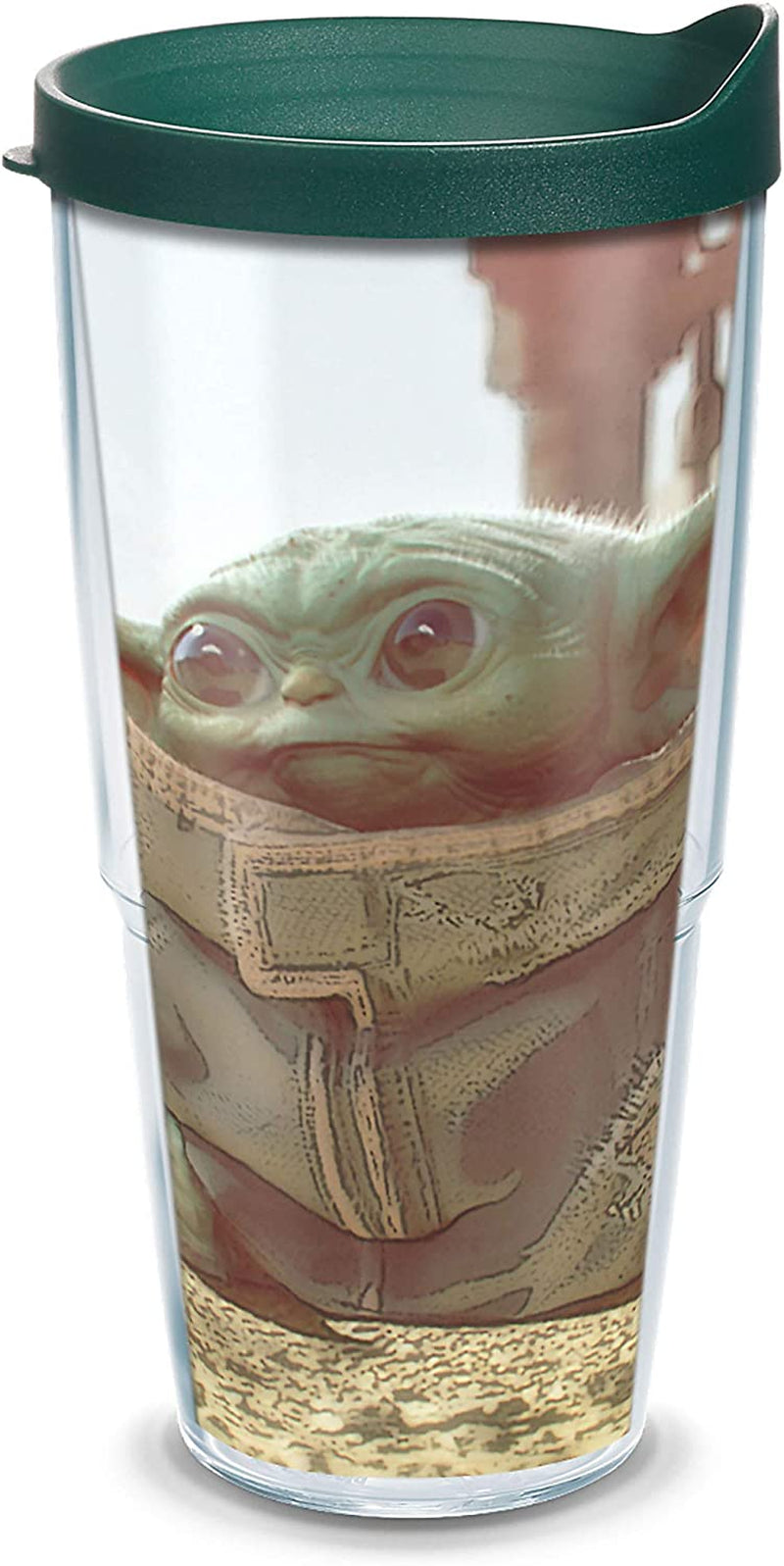 Tervis Triple Walled Star Wars - the Mandalorian Child Insulated Tumbler Cup Keeps Drinks Cold & Hot, 20Oz, Stainless Steel Home & Garden > Kitchen & Dining > Tableware > Drinkware Tervis Classic 24oz 