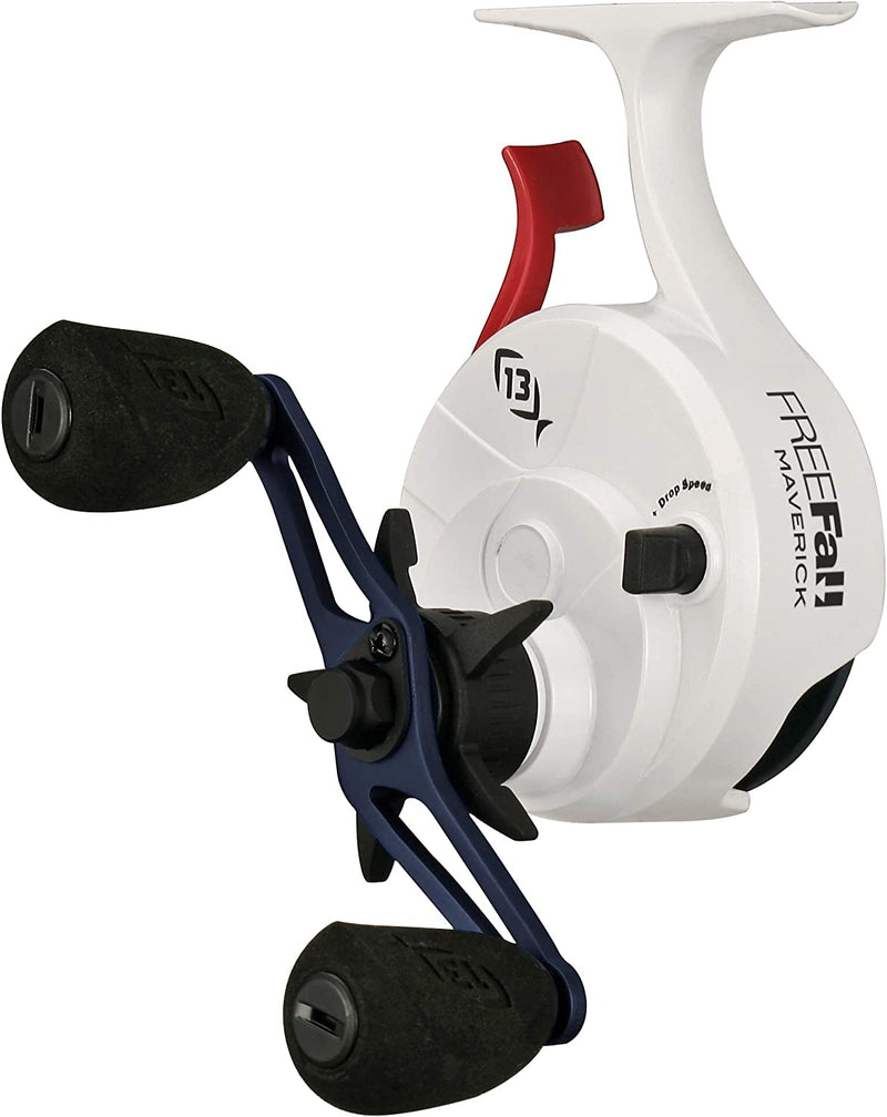 13 Fishing - Freefall Ghost Maverick - Inline Ice Fishing Reels Sporting Goods > Outdoor Recreation > Fishing > Fishing Reels 13 Fishing   