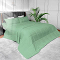 SOULOOOE Oversized California King plus Comforter 120X120 Extra Large King Size Quilts 3 Pieces Lightweight Reversible down Alternative Bedspreads for All Season with 8 Corner Tabs Blanket Grey Home & Garden > Linens & Bedding > Bedding > Quilts & Comforters SOULOOOE Sage Oversized King Plus 