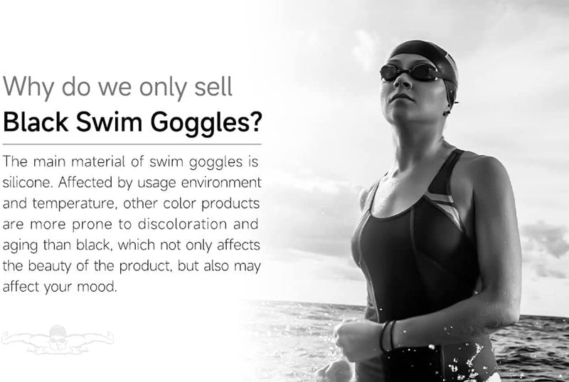 Son of Thesea Swimming Goggles 2 Pack Anti-Leak Anti-Fog，Adjustable Swimming Goggles for Adult Men, Women, Teenagers，