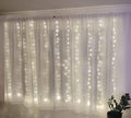 Fairy Curtain Lights for Bedroom 300 LED,SUWITU Christmas String Lights USB Plug in 8 Modes Wall Hanging Twinkle Lights with Remote Control for In/Outdoor Wedding Party Backdrop Xmas Decor(9.8X9.8Ft) Home & Garden > Lighting > Light Ropes & Strings SUWITU White 9.8x9.8FT 