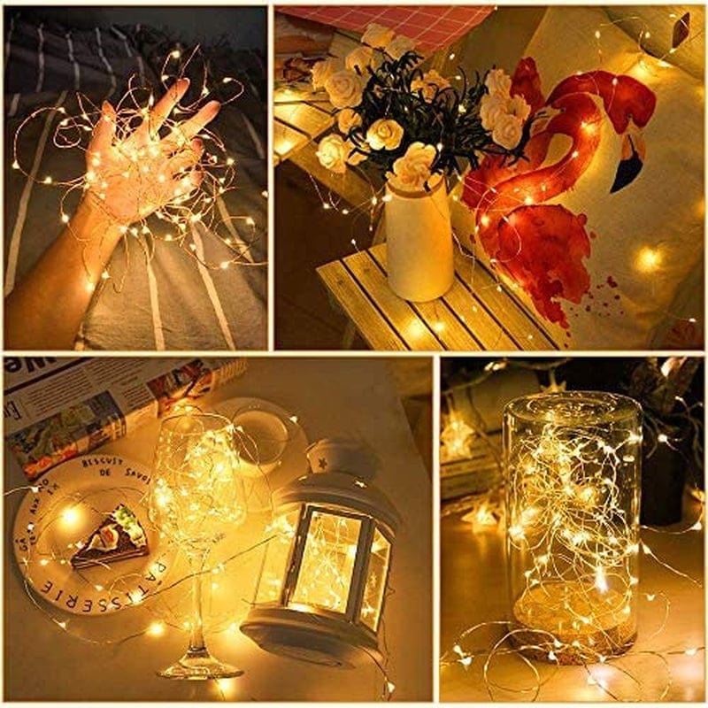Fairy Lights Battery Operated [12 Pack], 7.2Ft 20 LED Battery Operated Christmas Lights | Centerpiece Table Decoration, Wedding or Party Decorations Indoor Outdoor, Mini Christmas Lights, Warm White Home & Garden > Lighting > Light Ropes & Strings MUMUXI   
