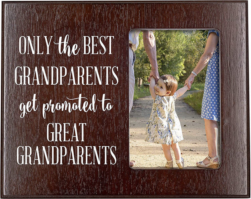 Elegant Signs Only the Best Grandparents Get Promoted Gift for Grandparents Ultrasound Picture Frame Gift for Great Grandpa Ultrasound Gift