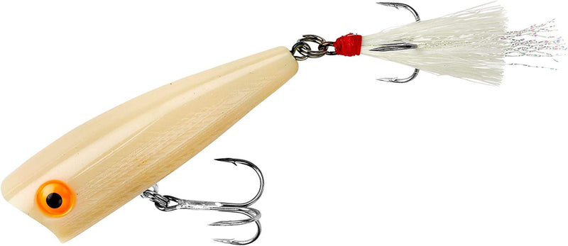 Rebel Lures Pop-R Topwater Popper Fishing Lure Sporting Goods > Outdoor Recreation > Fishing > Fishing Tackle > Fishing Baits & Lures Pradco Outdoor Brands Bone Pop-r (1/4 Oz) 