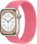 OULUOQI Braided Solo Loop Compatible with Apple Watch Band 38Mm 40Mm 41Mm 42Mm 44Mm 45Mm 49Mm Women Men,Lace Nylon Stretchy Elastic Sport Strap for Iwatch Ultra Series 8 SE 7 6 5 4 3 2 1. Sporting Goods > Outdoor Recreation > Winter Sports & Activities OULUOQI A-Pink 42mm/44mm/45mm/49mm XS 