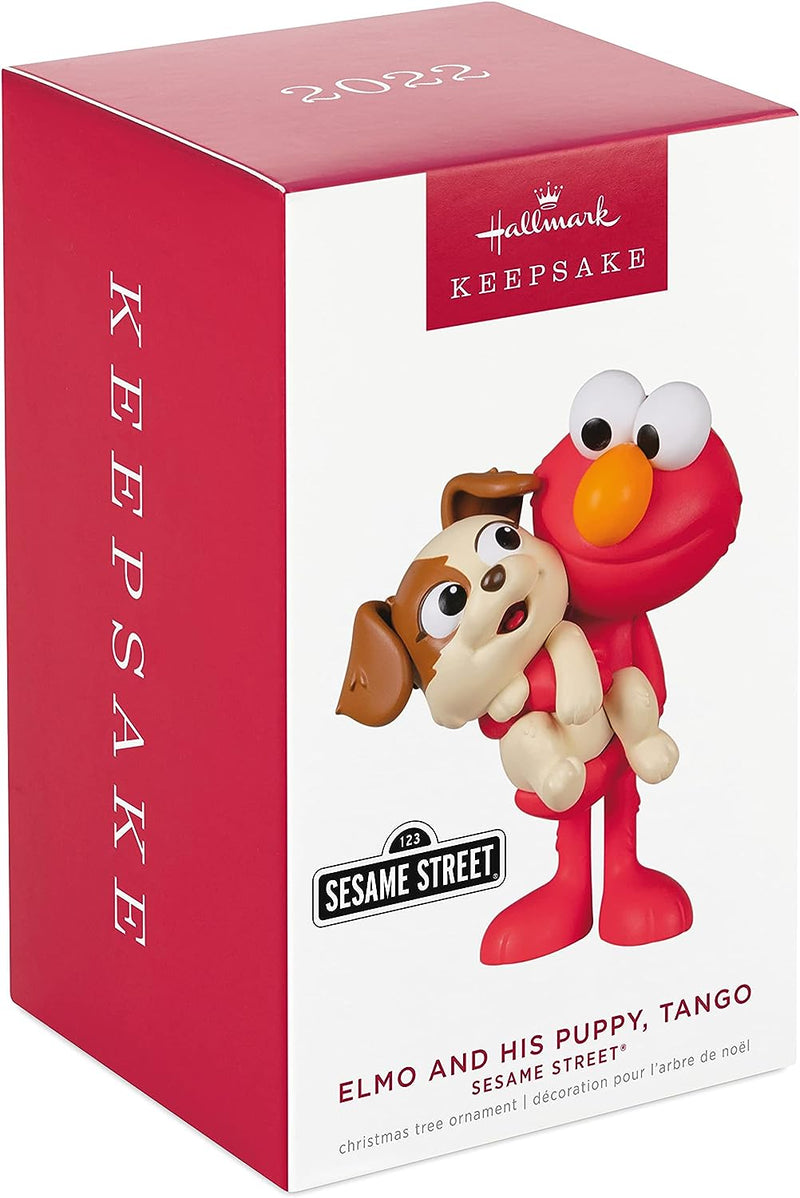 Hallmark Keepsake Christmas Ornament 2022, Sesame Street Elmo and His Puppy, Tango  Hallmark   