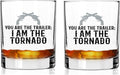 Toasted Tales in a World Full of Karen'S Be a Beth | Old Fashioned Whiskey Glass Tumbler | Rocks Barware for Scotch, Bourbon, Liquor and Cocktail Drinks | Quality Chip Resistant Home & Garden > Kitchen & Dining > Tableware > Drinkware Toasted Tales I Am The Tornado | Set Of 2 Whiskey Glass 