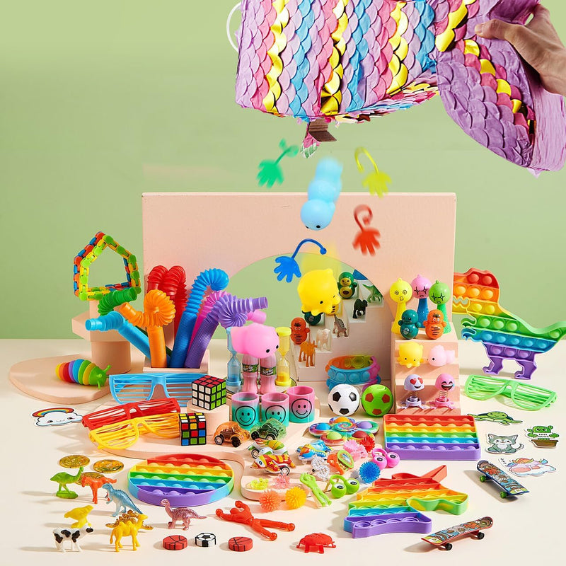 JOYIN Party Favors for Kids, Fidget Toys Bulk, Goodie Bags Stuffers for Kids Birthday Party, Sensory Toys, Classroom Prizes, Treasure Box Toys for Boys and Girls(400 TRUE Quality Items)  JOYIN   