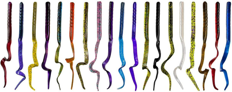 Charlie'S Worms 10" Ribbon Tail Swimming Worm Artificial Fishing Bait Lures Freshwater Saltwater Bass Soft Lures Scented 6Pk Sporting Goods > Outdoor Recreation > Fishing > Fishing Tackle > Fishing Baits & Lures Charlie's Worms   