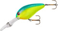 Norman Lures DD22 Deep-Diving Crankbait Bass Fishing Lure Sporting Goods > Outdoor Recreation > Fishing > Fishing Tackle > Fishing Baits & Lures Pradco Outdoor Brands Chartreuse Blue 3", 5/8 oz 