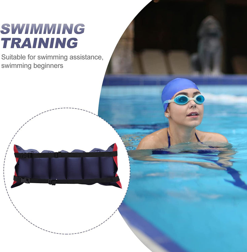 CLISPEED 2Pcs Swimming Aerobics Leaning Band for Inflatable Learner Nylon Buoyancy Swim Foam Learn Buckle Bubble Aid Life Float Rope to Practice Floatation Beginner Adjustable Sporting Goods > Outdoor Recreation > Boating & Water Sports > Swimming CLISPEED   