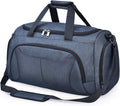 Gym Duffle Bag Waterproof Large Sports Bags Travel Duffel Bags with Shoes Compartment Weekender Overnight Bag Men Women 40L Grey Blue Home & Garden > Household Supplies > Storage & Organization NUBILY Greyblue  