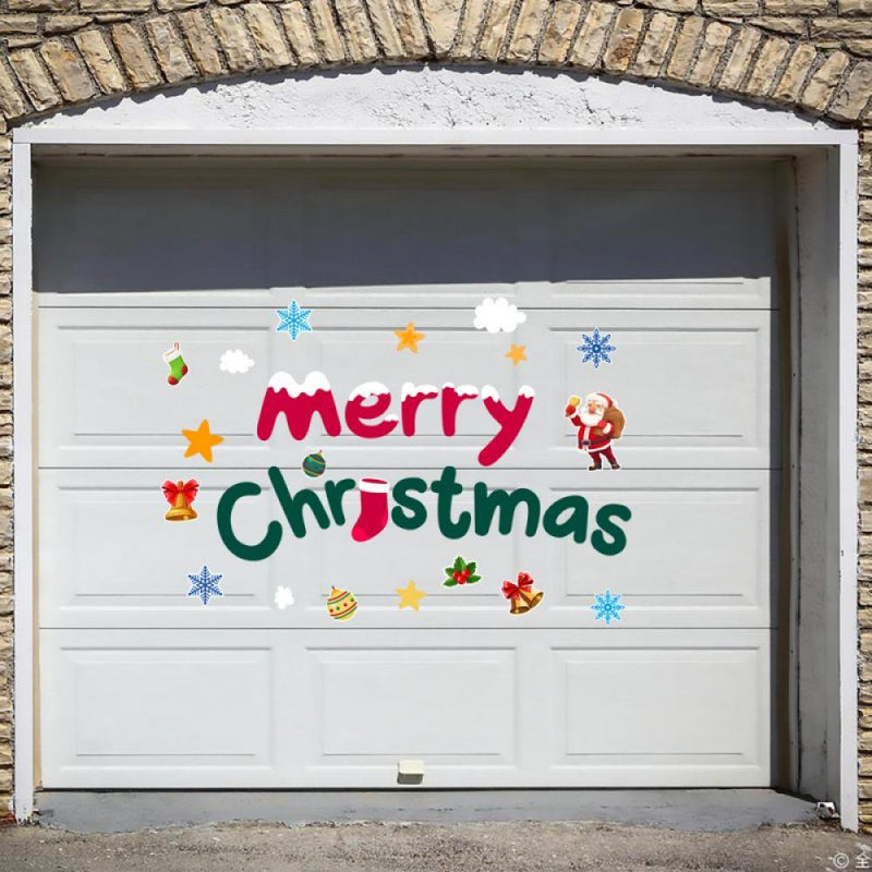 Merry Christmas Garage Door Magnets, Reusable Christmas Garage Door Decorations Set for Window Xmas Holiday Party Decor Supplies Home Home & Garden > Decor > Seasonal & Holiday Decorations& Garden > Decor > Seasonal & Holiday Decorations 704352463   