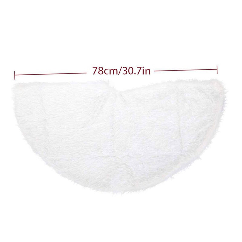 Christmas Tree Skirts White Plush Luxury Faux Fur Tree Skirt for Christmas Decoration New Year Party Holiday Decorations Pet Favors (31 Inch Dia) Home & Garden > Decor > Seasonal & Holiday Decorations > Christmas Tree Skirts Zeiger   