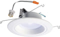 HALO RL560WH6935R-CA Integrated LED Recessed Retrofit Downlight Trim, 5 Inch and 6 Inch, 3500K Neutral Home & Garden > Lighting > Flood & Spot Lights HALO 3000k Soft White High Lumen 5 inch and 6 inch