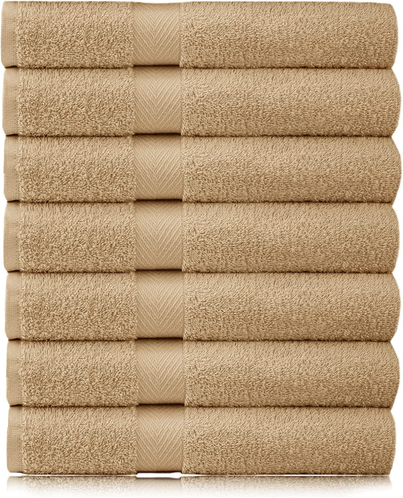 COTTON CRAFT Simplicity Washcloth Set -28 Pack 12X12- 100% Cotton Face Body Baby Washcloths - Quick Dry Lightweight Absorbent Soft Everyday Luxury Hotel Spa Gym Pool Camp Travel Dorm Easy Care - Navy Home & Garden > Linens & Bedding > Towels COTTON CRAFT Linen 7 Pack Bath Towel 