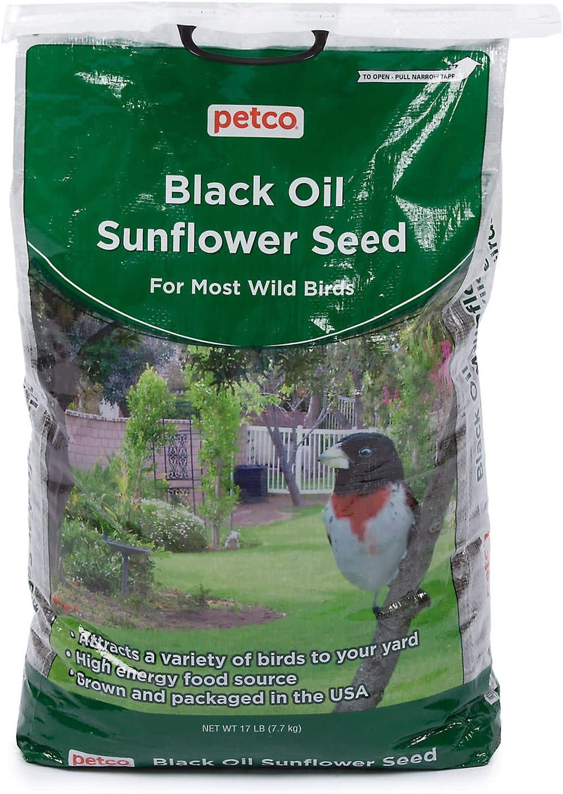 Petco Brand Black Oil Sunflower Seed Wild Bird Food, 8 Lb Bag, 8 LBS Animals & Pet Supplies > Pet Supplies > Bird Supplies > Bird Food Petco 8 Pound (Pack of 1)  