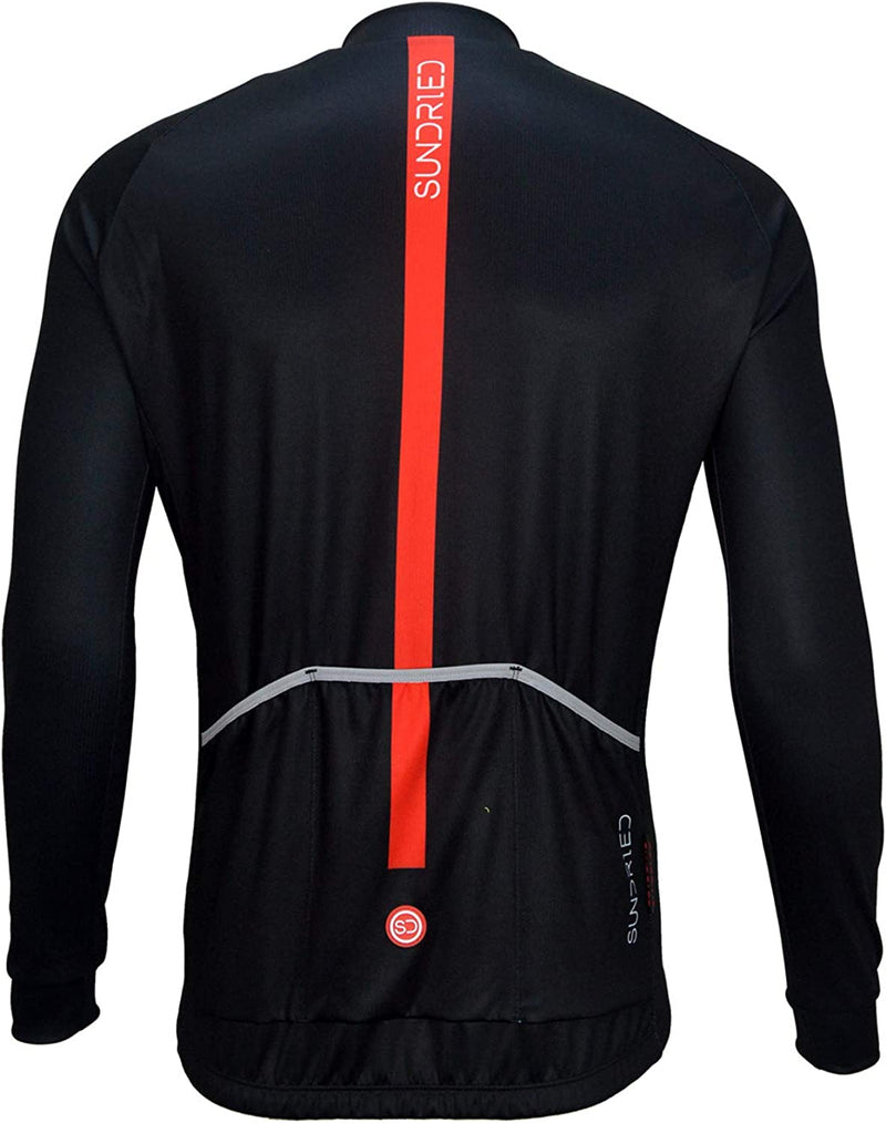 Sundried Mens Long Sleeve Cycling Jersey Road Bike MTB Bicycle Clothing Sporting Goods > Outdoor Recreation > Cycling > Cycling Apparel & Accessories Sundried   