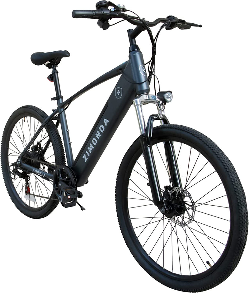 ZIMONDA Electric Bike for Adults 500W BAFANG Motor Ebike Removable 48V 10.4Ah Battery Electric Bicycle with Dashboard Shimano 7 Speed Gears