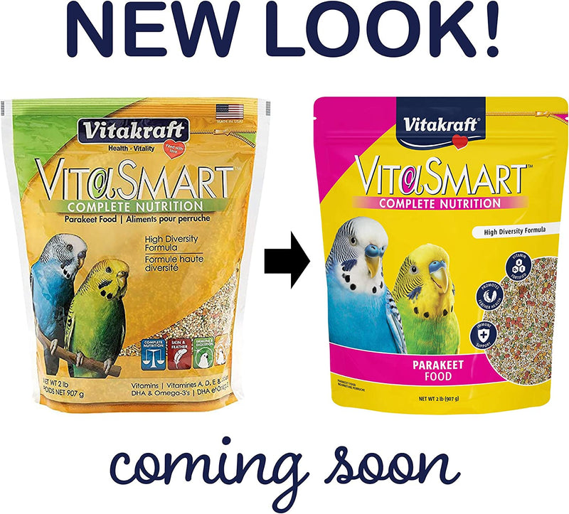 Vitakraft Vita Smart Gourmet Parakeet Food - Vitamin-Fortified - Daily Pet Bird Food Animals & Pet Supplies > Pet Supplies > Bird Supplies > Bird Food Vitakraft   