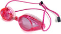 Resurge Sports anti Fog Racing Swimming Goggles with Quick Adjust Bungee Strap Sporting Goods > Outdoor Recreation > Boating & Water Sports > Swimming > Swim Goggles & Masks Resurge Sports Pink  