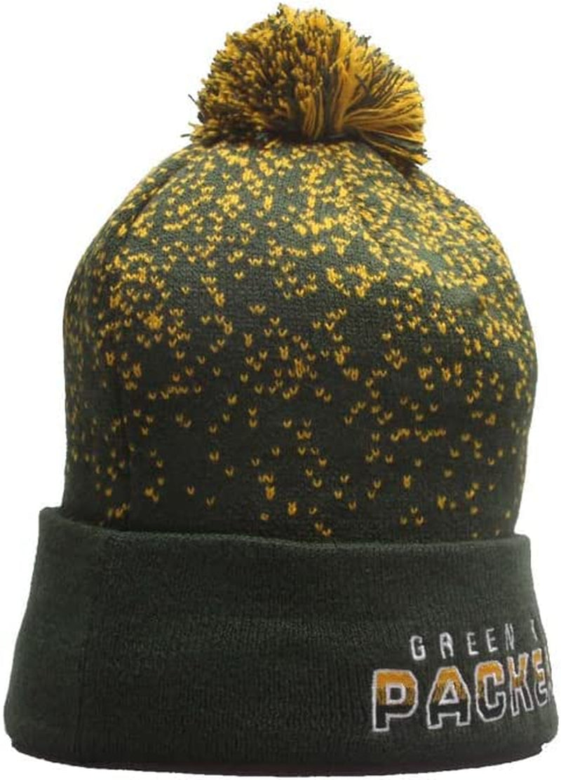 Football Team Beanie Hat Football Knit Hats Winter Cuffed Stylish Beanie Cap Sport Fans Fashion Toque Cap