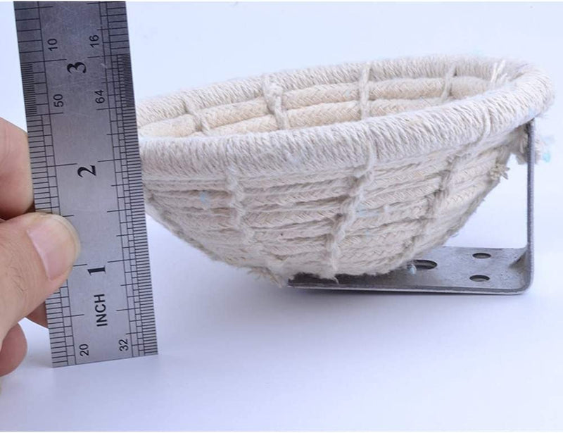 Bird Breeding Nest Bed Hut Toy with Warm Comfortable Mat Cotton Weave Hemp Rope Hatching Hut Cave Cage Accessories for Parakeet Conure Cockatiel Canary Finch Lovebird Budgie (A: Cotton) Animals & Pet Supplies > Pet Supplies > Bird Supplies > Bird Cages & Stands Litewoo   