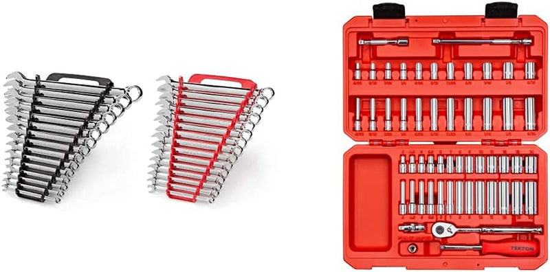 TEKTON Combination Wrench Set, 15-Piece (8-22 Mm) - Pouch | WRN03393 Sporting Goods > Outdoor Recreation > Fishing > Fishing Rods TEKTON Holder Wrench Set + Ratchet Set, 55-Piece 30-Piece (1/4-1 in., 8-22 mm)