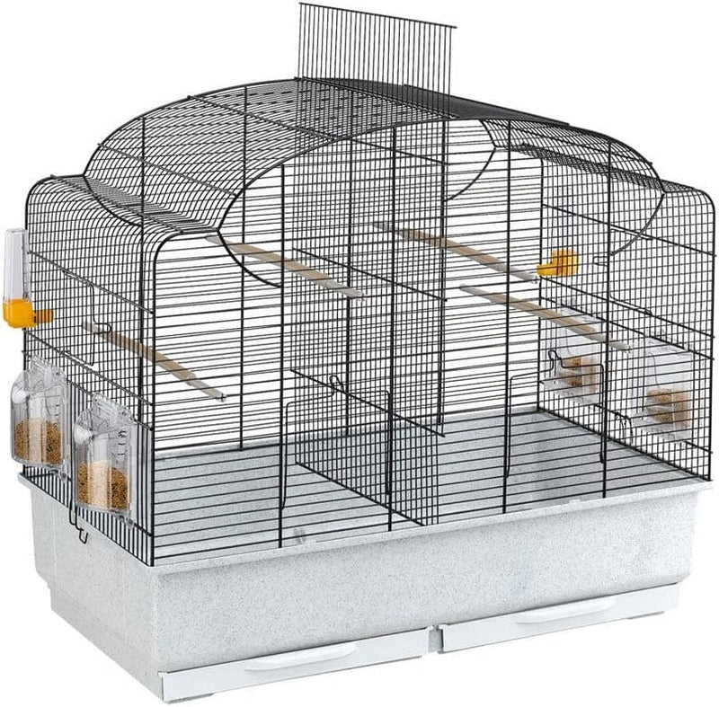 Ferplast Canaries and Exotic Birds Cage Canto, Breeding and Reproduction Cage with Partition and Accessories Animals & Pet Supplies > Pet Supplies > Bird Supplies > Bird Cages & Stands Ferplast   