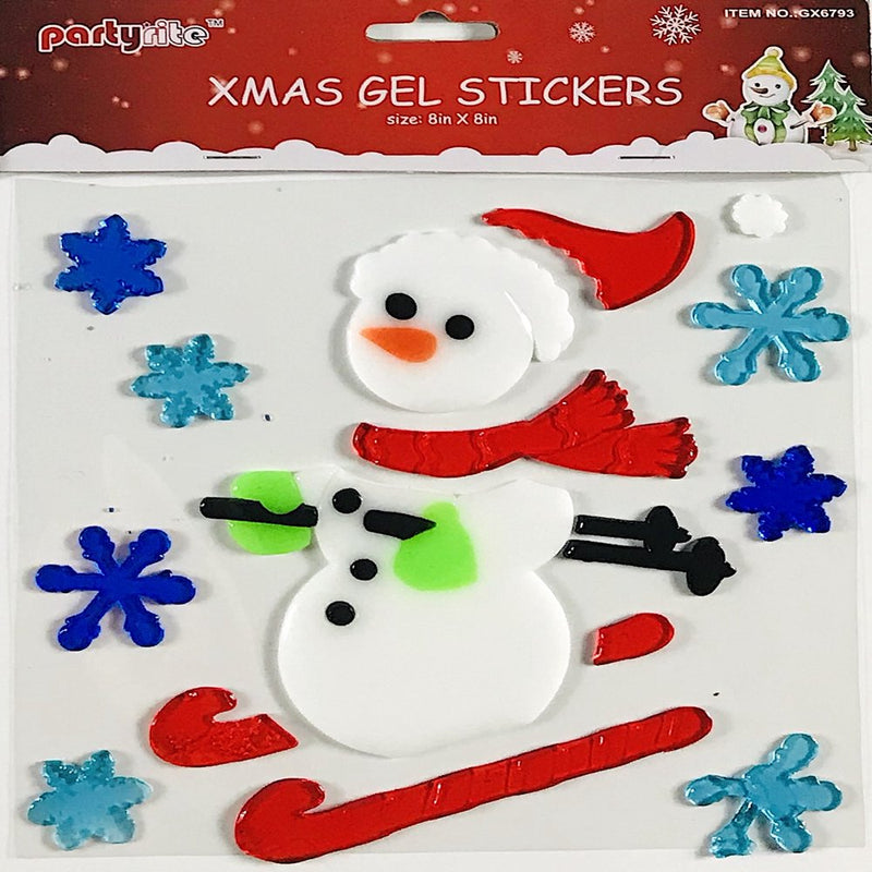 Holiday Christmas Window Gel Clings: Santa Claus Tree Snowmen Reindeer Decorations for Home Office Business Home & Garden > Decor > Seasonal & Holiday Decorations& Garden > Decor > Seasonal & Holiday Decorations Magic Creations   