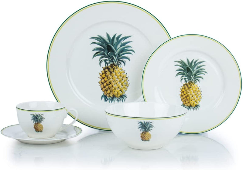 Everything Kitchens 20-Piece Porcelain Dinnerware Set | Pineapple Home & Garden > Kitchen & Dining > Tableware > Dinnerware Everything Kitchens   