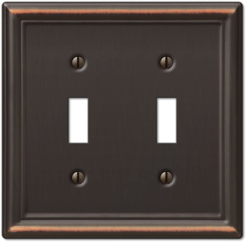 Amerelle 149DDB Chelsea Wallplate, 1 Duplex, Aged Bronze Sporting Goods > Outdoor Recreation > Fishing > Fishing Rods Amertac Aged Bronze 2 Toggle 