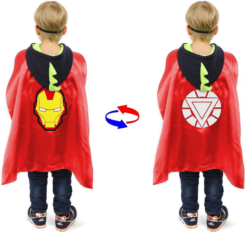 VOSOE Superhero Capes and Masks Cosplay Costumes Birthday Party Christmas Halloween Dress up Gift for Kids  VOSOE   
