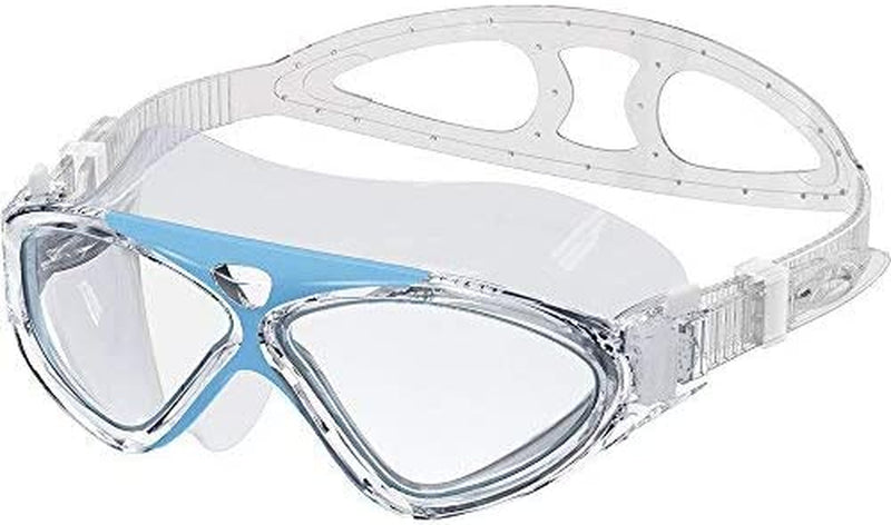 Outdoormaster Swim Mask - Wide View Swimming Mask & Goggles Anti-Fog Waterproof Sporting Goods > Outdoor Recreation > Boating & Water Sports > Swimming > Swim Goggles & Masks OutdoorMaster Light Blue  