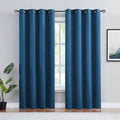 FMFUNCTEX Branch Grey Blackout Curtain Panels for Bedroom 84" Foil Gold Tree Branch Window Curtains Metallic Print Energy Efficient Thermal Curtain Drapes for Guest Living Room Grommet Top 2 Panels Home & Garden > Decor > Window Treatments > Curtains & Drapes FMFUNCTEX Solid Navy Blue 50" x 63"L 