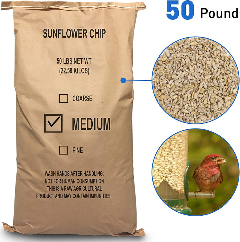 Easygoprodcuts Sunflower Kernels – Medium Sun Flower Wild Bird Seed Chips 50 Lb Animals & Pet Supplies > Pet Supplies > Bird Supplies > Bird Food EasyGoProdcuts   