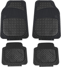 FH Group F11315RED Red Floor Weather Rubber Mats for Cars, Trucks, and SUVs, Universal Trim to Fit Design Vehicles & Parts > Vehicle Parts & Accessories > Motor Vehicle Parts > Motor Vehicle Seating FH Group Black  