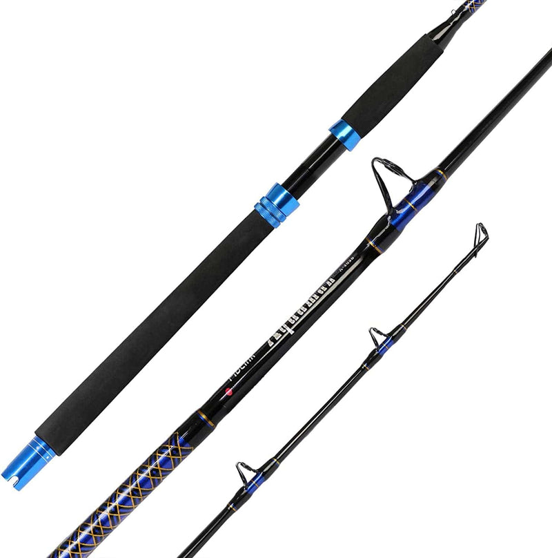 Fiblink 1-Piece Conventional Boat Rod Saltwater Offshore Graphite Casting Fishing Rod(6-Feet, 30-50Lb/50-80Lb) Sporting Goods > Outdoor Recreation > Fishing > Fishing Rods Fiblink 1 Pcs - 6' - 80-120lb  