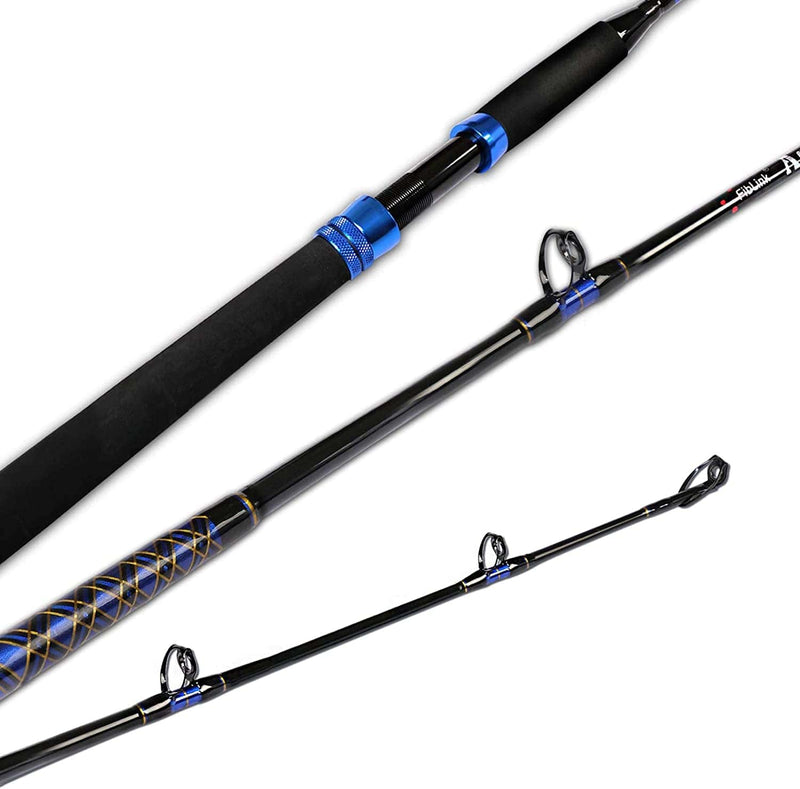 Fiblink 1-Piece Conventional Boat Rod Saltwater Offshore Graphite Casting Fishing Rod(6-Feet, 30-50Lb/50-80Lb) Sporting Goods > Outdoor Recreation > Fishing > Fishing Rods Fiblink 2 Pcs - 6' - 30-50lb  