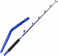 Fiblink 2-Piece Saltwater Offshore Heavy Bent/Straight Butt Trolling Rod Roller Rod Conventional Boat Fishing Pole with Roller Guides (30-50Lb/50-80Lb/80-120Lb,5-Feet 6-Inch) Sporting Goods > Outdoor Recreation > Fishing > Fishing Rods Fiblink 6' 80-120 lbs Bent Butt  