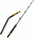 Fiblink Bent Butt Fishing Rod 2-Piece Saltwater Offshore Trolling Rod Big Game Roller Rod Conventional Boat Fishing Pole Sporting Goods > Outdoor Recreation > Fishing > Fishing Rods Fiblink Bent Butt-Length: 6'  