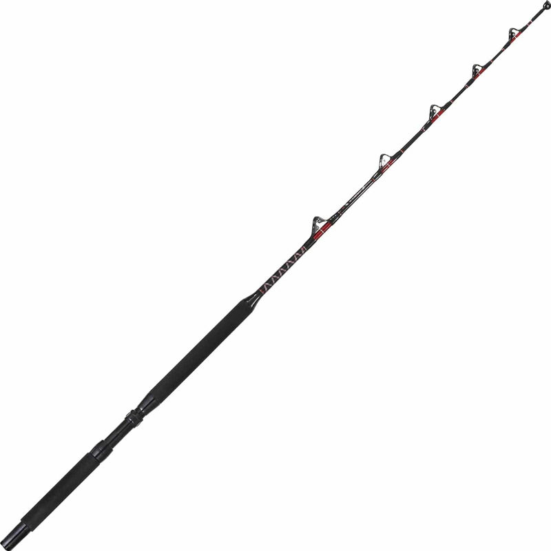 FISHAPPY Trolling Rod 1 Piece Saltwater Offshore Heavy Roller Rod Big Game Conventional Boat Fishing Pole 5'6'' ( 50-80Lb /80-120Lb) Sporting Goods > Outdoor Recreation > Fishing > Fishing Rods FISHAPPY   