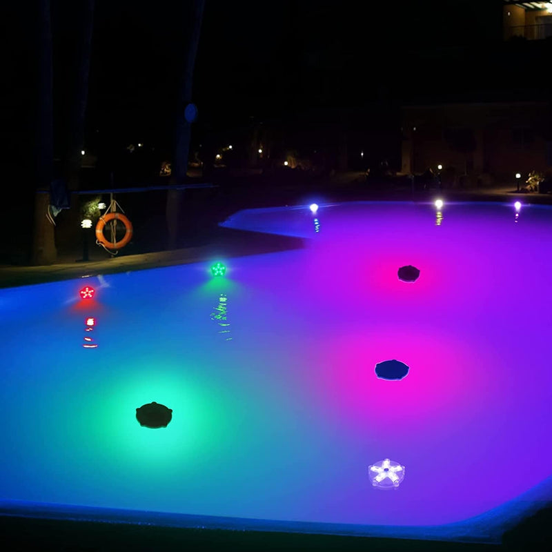 Floating Pool Lights, IP68 Waterproof Led Pool Lights for Inground Pools,Color Changing Hot Tub Lights, Magnetic Bathtub Lights, Starfish Pool Lights That Float,Battery Operated Bath Led Lights -1Pc Home & Garden > Pool & Spa > Pool & Spa Accessories DeeprBetter   