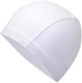 Flyusa FZBNSRKO Candy Color Waterproof High Elastic Lycra Swim Caps with PU Coat PU Swimming Cap for Men and Women Long Hair Sporting Goods > Outdoor Recreation > Boating & Water Sports > Swimming > Swim Caps Flyusa White  
