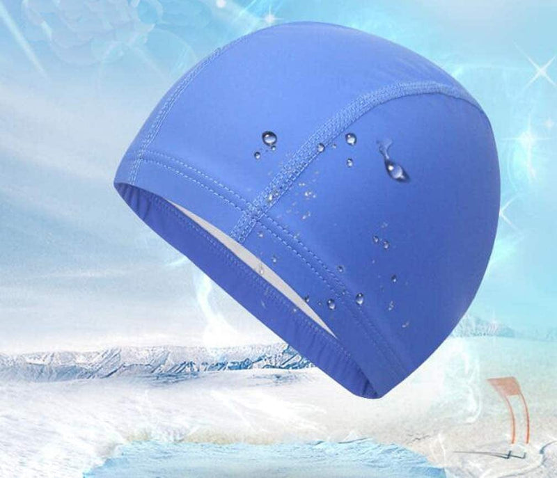 Flyusa FZBNSRKO Candy Color Waterproof High Elastic Lycra Swim Caps with PU Coat PU Swimming Cap for Men and Women Long Hair Sporting Goods > Outdoor Recreation > Boating & Water Sports > Swimming > Swim Caps Flyusa   