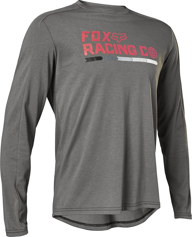 Fox Racing Men'S Ranger Dri Release Long Sleeve Mountain Biking Jersey Sporting Goods > Outdoor Recreation > Cycling > Cycling Apparel & Accessories Fox Racing Dark Grey Small 