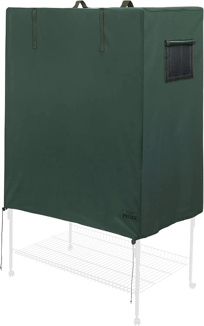FRANK PRESSIE XL Durable Bird Cage Cover Waterproof Breathable Thick Blackout for Large Birdcage Good Night for Parrots Parakeets with Seed Catcher Included, Dark Green Animals & Pet Supplies > Pet Supplies > Bird Supplies > Bird Cages & Stands FRANK PRESSIE   